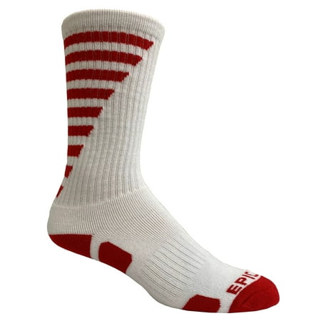 

Epic Adult Classy Back Stripes - Cute Novelty Fun Design Crew-Socks (1-Pair)