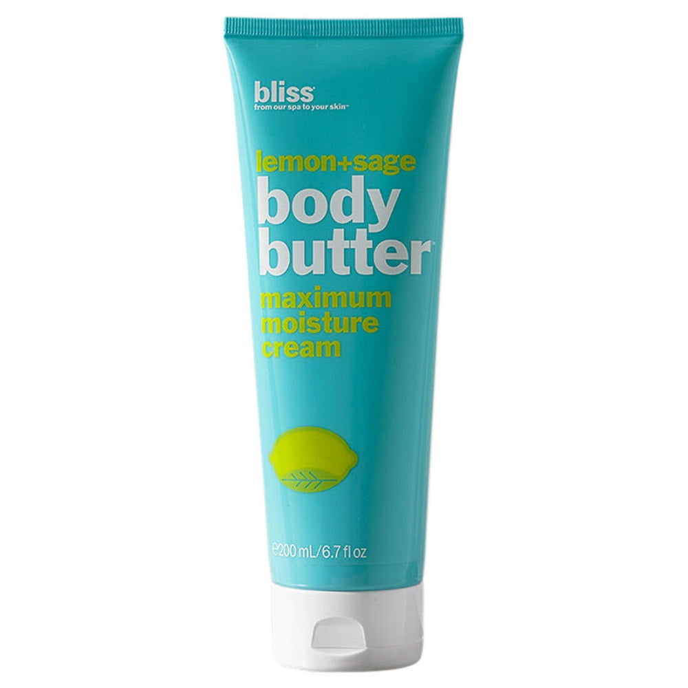 Bliss Lemon Sage Body Butter Maximum Moisture Cream 6.7 fl oz Walmart