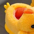 thumbnail image 6 of NIEWTR Cute Plush Chick Duck Slippers Toddler Boys Girls Warm Slippers Boots Kids Fuzzy Winter Indoor Bedroom Household Home Shoes, 6 of 7