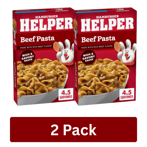Hamburger Helper Beef Pasta with Rich Beef Flavor, 5.9 oz Box (2 pack)
