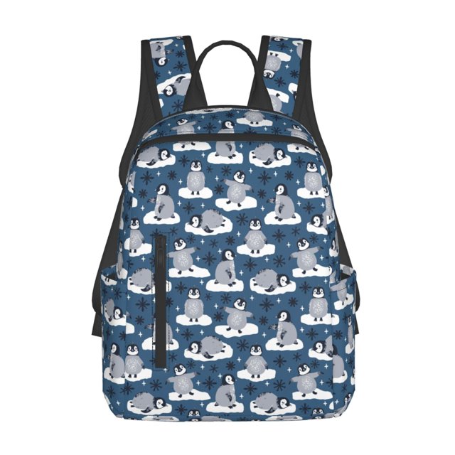 Balery Snow Penguin Mochila Ligera para Hombres y Mujeres – Resistente y Impermeable, Ideal para la Escuela, el Trabajo, los Viajes y el Uso Diario