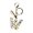 W, variant on Letter Keychain,26 Letters A-Z Decorative Letter Keychain,Name Keychain for Women Girls Men Teenager Gift