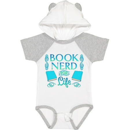 

Inktastic Book Nerd for Life Gift Baby Boy or Baby Girl Bodysuit