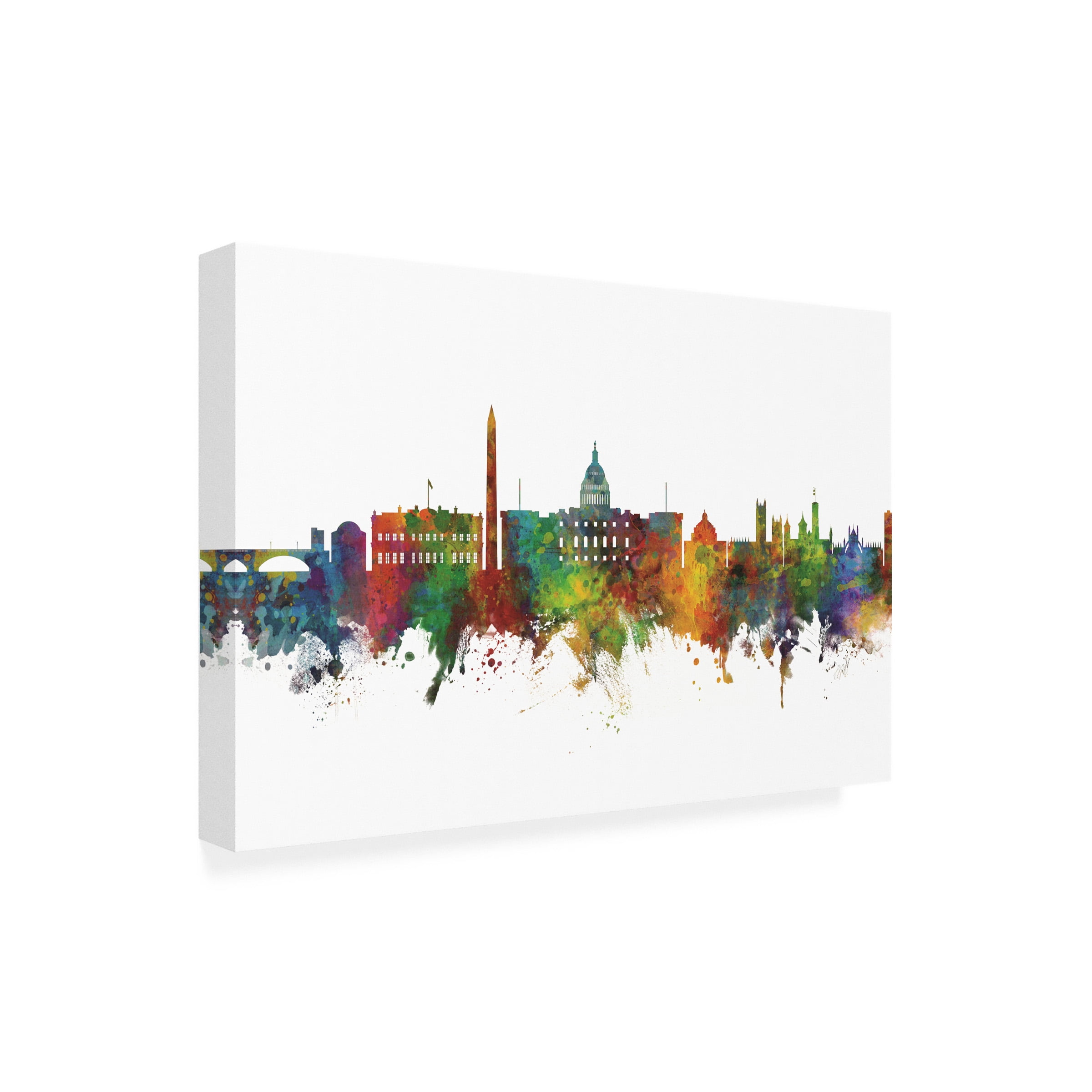 Michael Tompsett 'Washington DC Skyline' Canvas Art