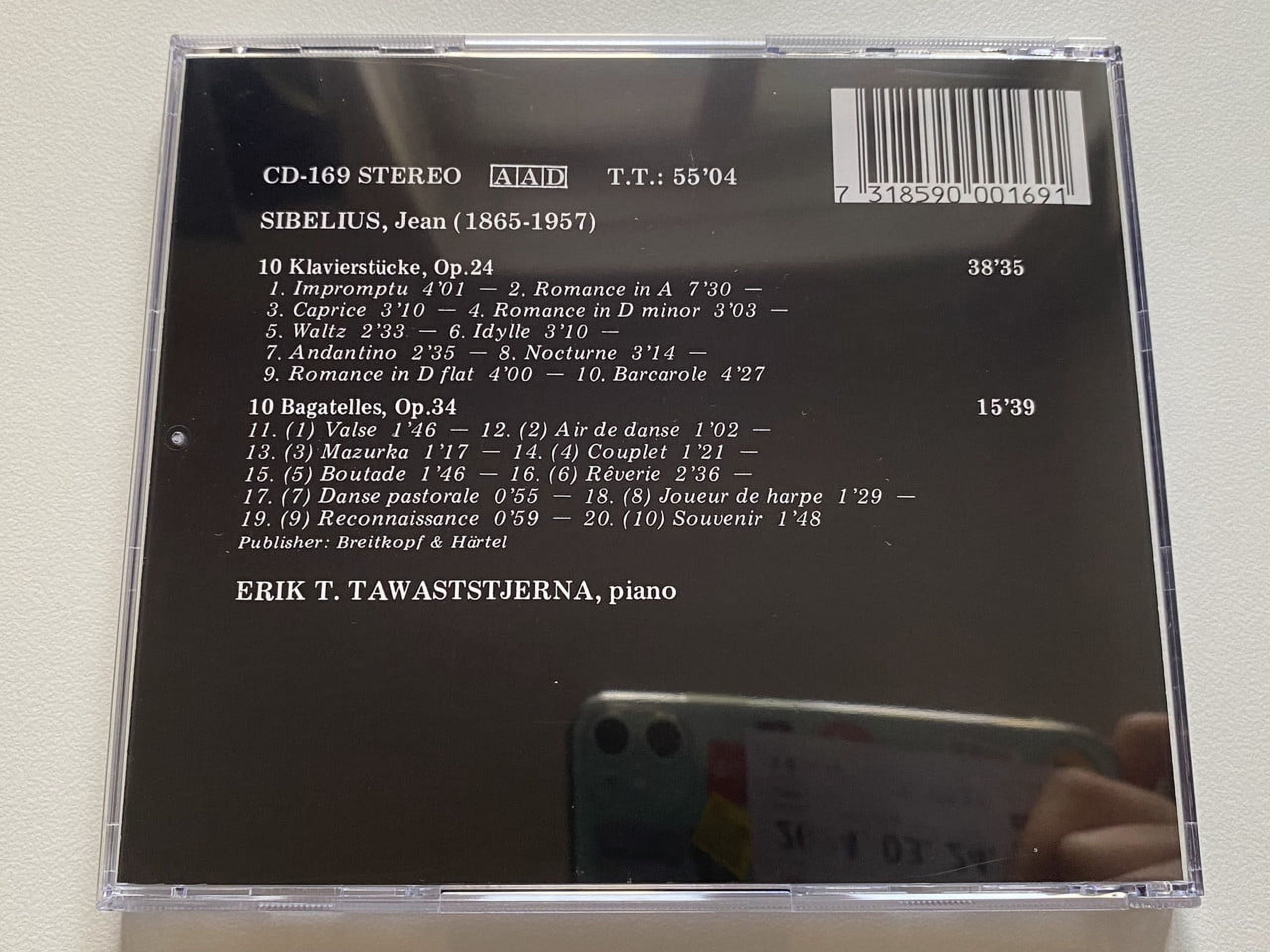 Erik T. Tawaststjerna - Piano Works 2 - Music & Performance - CD