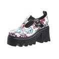 thumbnail image 2 of Nuevos zapatos de mujer de punta redonda y tacón alto a la moda con estampado de zapatos individuales de mujer con hebilla de gran tamaño Wmkox8yii hfjk4906, 2 of 8