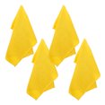 thumbnail image 3 of Yellow Microfiber Cleaning Towels for Kitchen Use with Excellent Absorption Ability 4 Pieces, 3 of 5