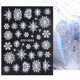 thumbnail image 5 of 8 Pegatinas para decoración de uñas con copos de nieve, calcomanías para puntas de uñas con tema navideño 3d, Navidad, 5 of 5