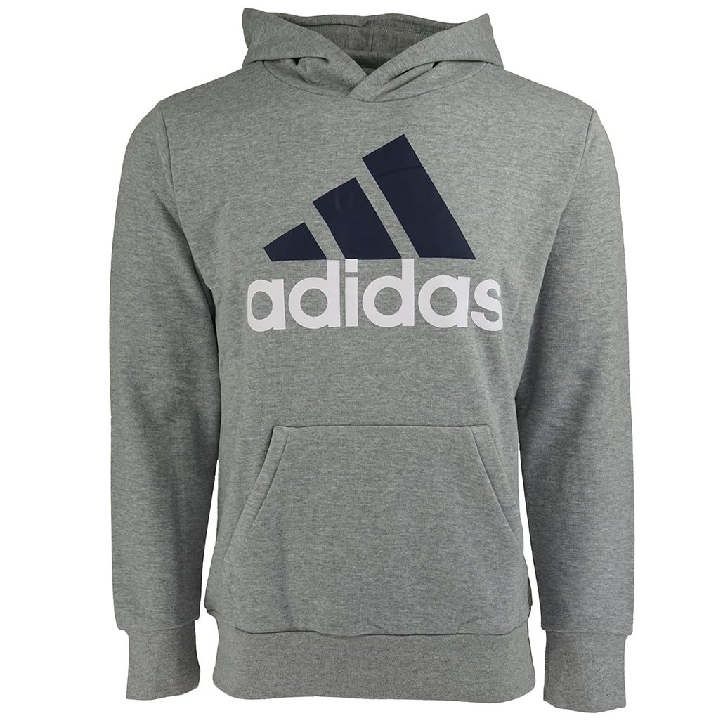 adidas men's essential linear pullover hoodie
