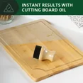 thumbnail image 5 of Bamboo Cutting Board Oil & Wax Applicator - For Wood Boards, Butcher Blocks, Utensils | Food-Grade Mineral Oil Application Tool, 5 of 6