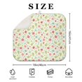 thumbnail image 4 of Pioneer Flower Floral Print Pattern Kitchen Dish Drying Mat 1 Pack, Ultra Absorbent Microfiber Drainer Mat, 16"x18", 4 of 6