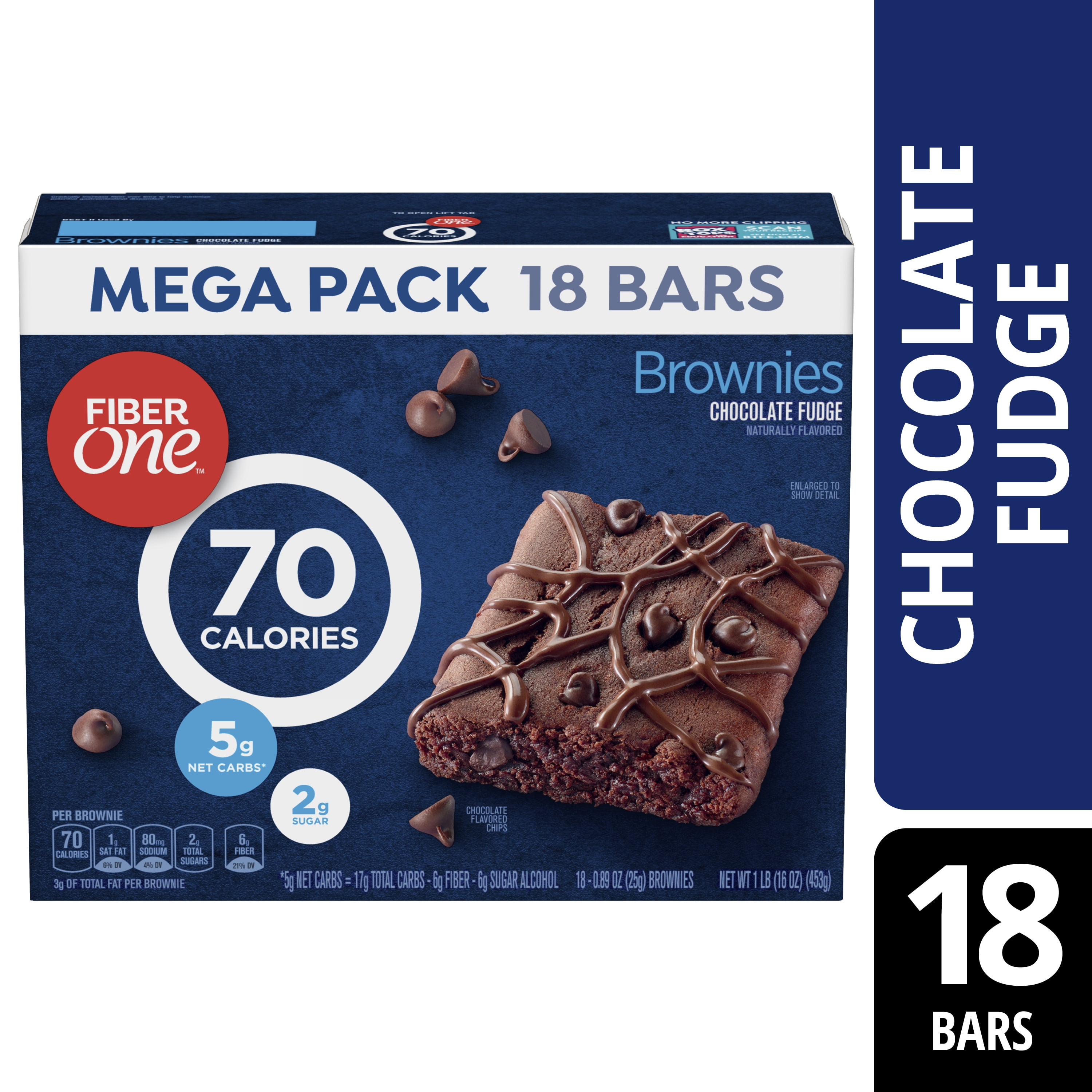 Fiber One 70 Calorie Soft-Baked Bars, Cinnamon Coffee Cake, 18 ct -  Walmart.com