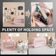 thumbnail image 3 of 3 Piece Waterproof Cosmetic Bag Transparent Travel Set Portable Cosmetic Bag Travel Set, 3 of 5