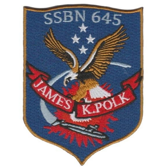 USS James K Polk SSBN-645 Patch– Sew On
