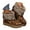 Gold, variant on Women's Platform Winter Boots Fashion Plush Suede Mid Calf Snow Ankle Booties for Women