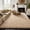 Beige, variant on Small Washable Non Slip Area Rug, Soft Fluffy Mini Bedroom Carpet, Entryway Door Mat 1.5x2.5, Indoor Home Decor, Black