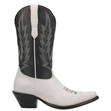 

Dingo Womens Hold Yer Horses Snip Toe Boots Mid Calf Low Heel 1-2