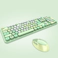 thumbnail image 1 of Mini set de Mouse y Teclado Inalámbrico Hugo Verde, 1 of 7