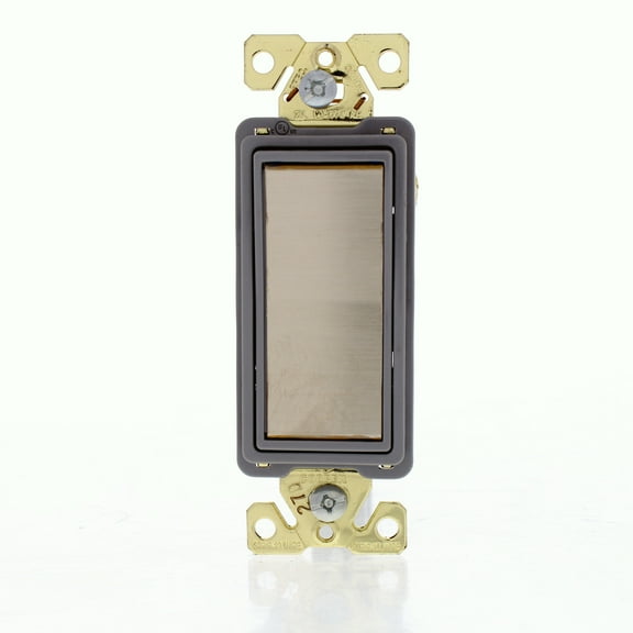 Cooper Wiring Devices CuVerro 7623CU 3Way Decorater Rocker Switch 20A 120/277V