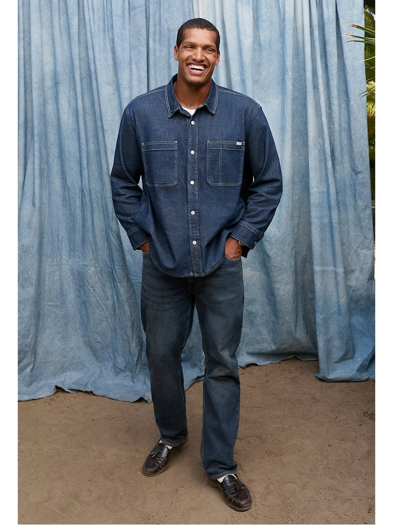 Levi Strauss Signature Men's Relaxed Workwear Utility Shirt