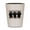 White/Black, variant on CafePress - Monkeys - White/Black Shot Glass, Unique and Funny Shot Glass