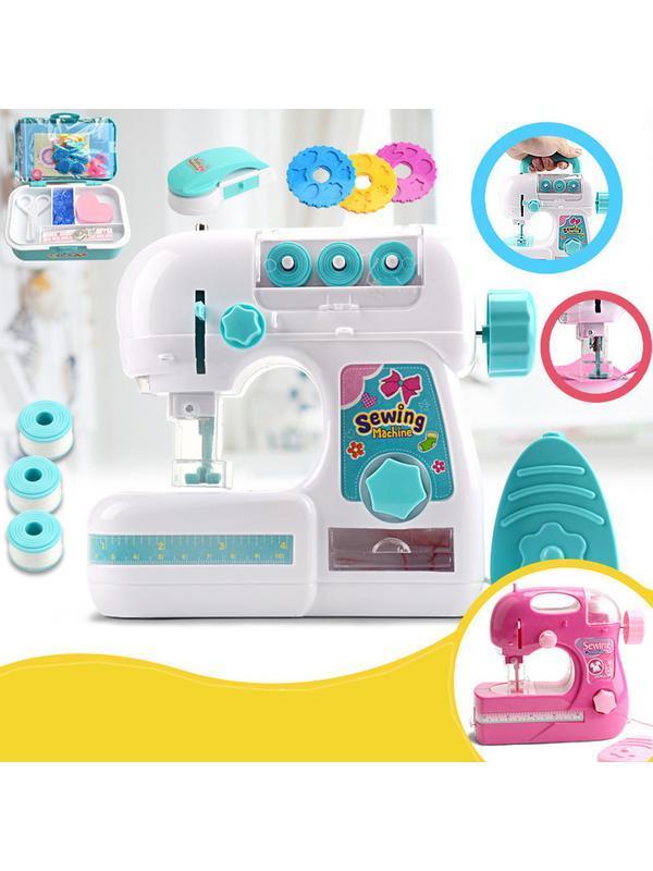 Kids Mini Electric Sewing Machine for Girls Early Education Sewing