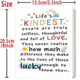 thumbnail image 2 of CCOCC Cute Appreciation Card for Kindest Person,Great Thank You Card with Envelope for Women Men,Sweet Friendship Gift for Friends Classmates,Thank You Gift Ideas for Mom Dad, 2 of 7