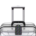 thumbnail image 3 of Rocae Snails 1 for Leather Luggage Baggage Tags ID Label Privacy Cover ID Label with Stainless Steel Loop and Address Card, 3 of 5