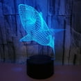 thumbnail image 2 of YSITIAN 3D LED Optical Illusion Acrylic Night Light with Remote & Smart Touch 7 Colors Changing（shark） YT-14065, 2 of 7