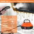 thumbnail image 2 of Multi Handheld Steam Cleaner, 3800W High Pressure Steam Cleaner, 10s Heat-Up to 221°f, 1l Tank, 6 Gears Steam Cleaner for Floors, Upholstery, Kitchens, Grout & Car Detailing Accessories, 2 of 9