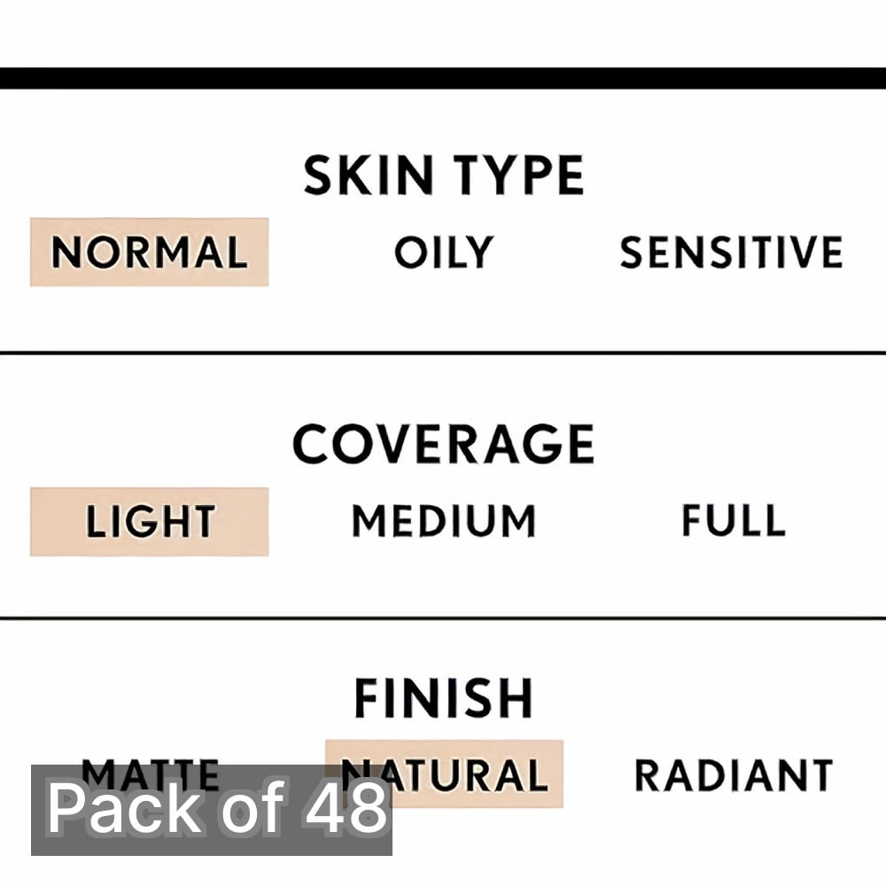CoverGirl TruBlend Liquid Foundation, L-1 Ivory, 1 oz (Pack of 48)