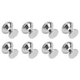 thumbnail image 3 of Miniature Handle Knobs, Rust Proof Simple Style Metal Prevent Fade Dollhouse Miniature Handle Knobs Round Head Simple Install  For Jewelry Boxes Gold,Black,Purple Bronze,Silver, 3 of 8