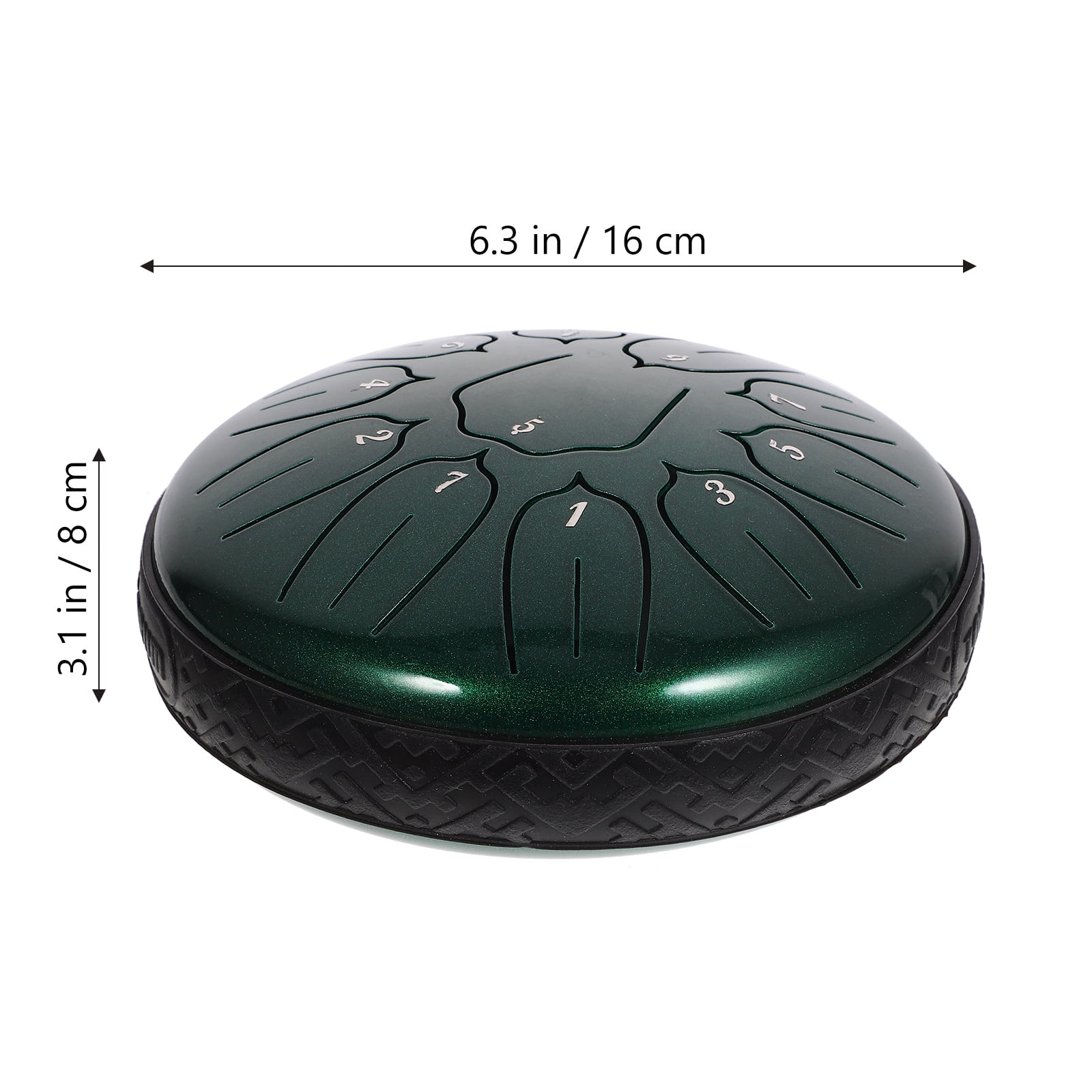 LABSERRON 1 Set Titanium Alloy Hand Drum for Adults to
