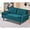 Greenish Blue, variant on US Pride Furniture Monahan 58''W Velvet Tufted Loveseat, Black