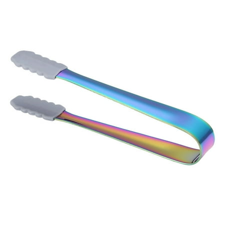 

Laxiabr Bag Clipsfood Clips Creative Silicone Clip Stainless Steel Handle and Hand Shaped Designed Silicone Tongs Creative Kitchen Gadgets for Sweets Ice Cube Spices Sugar Barbecue (D One Size)