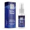 2x4 Liposomal Sleep Supplement Liquid Melatonin Drops 5mg with Gaba and Valerian Root Extract 1 fl oz