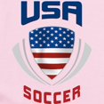 thumbnail image 2 of CafePress - Soccer Crest USA Blue Infant Bodysuit - Baby Light Bodysuit, Size Newborn - 24 Months, 2 of 4