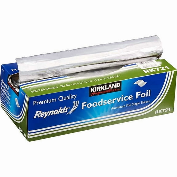 KS Foodservice Foil Pre-Cut Single Sheet, 500-count
