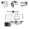 thumbnail image 6 of guohui RC Car Part Replacement Tires Modified for MN82 LC79 1/12 Scale RC Hobby Car Argent, 6 of 8
