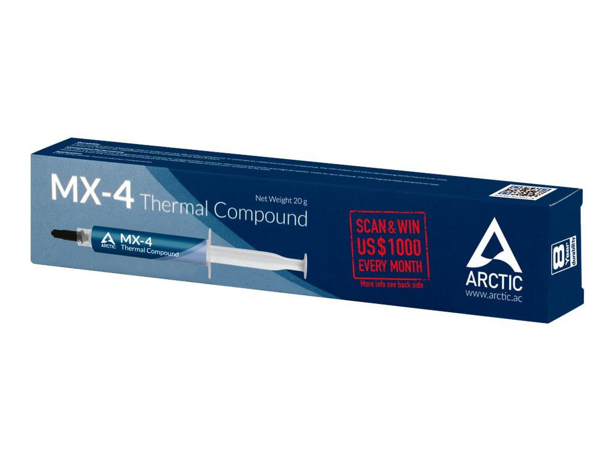 ARCTIC MX-4 (20 g) - Premium Performance Thermal Paste for all processors  (CPU, GPU - PC, PS4, XBOX), very high thermal conductivity, long  durability, safe application, non-conductive, non-capacitive 