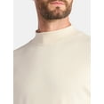 thumbnail image 4 of George Men's Mock Neck Pullover with Long Sleeves, Sizes S-3XL, 4 of 5