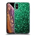 thumbnail image 1 of Head Case Designs Officially Licensed PLdesign Glitter Sparkles Emerald Green Soft Gel Case Compatible with Apple iPhone XS Max, 1 of 7