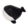 thumbnail image 2 of Peluche de ballena de 17 cm, adorable animal de peluche para vacaciones negro, 2 of 9