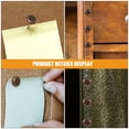 thumbnail image 3 of KALLORY 200pcs Brown Upholstery Tacks for Furniture Homeowners Iron Round Tack, 3 of 7