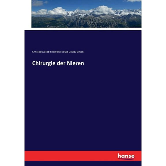 Chirurgie der Nieren, (Paperback)