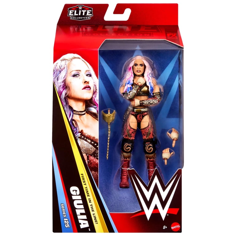 【未開封】WWE ジュリア エリートコレクション フィギュア WWE, Elite Giulia Action Figure, Series 125, 6 inch, Multicolor