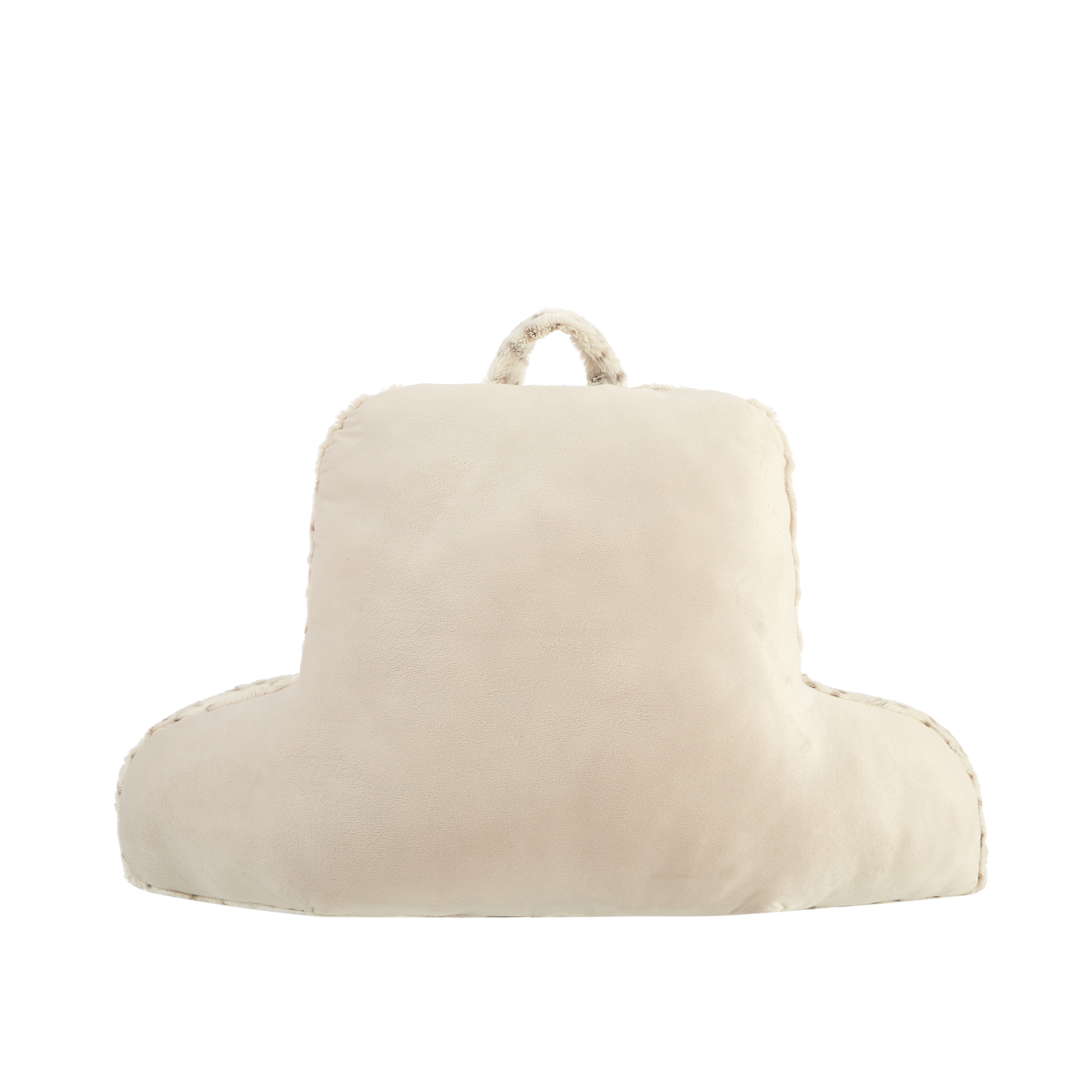 Mainstays Faux Fur Backrest Pillow for Adults, 23