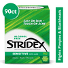 Stridex Medicated Acne Pads for Sensitive Skin, Alcohol-Free, 90 Count