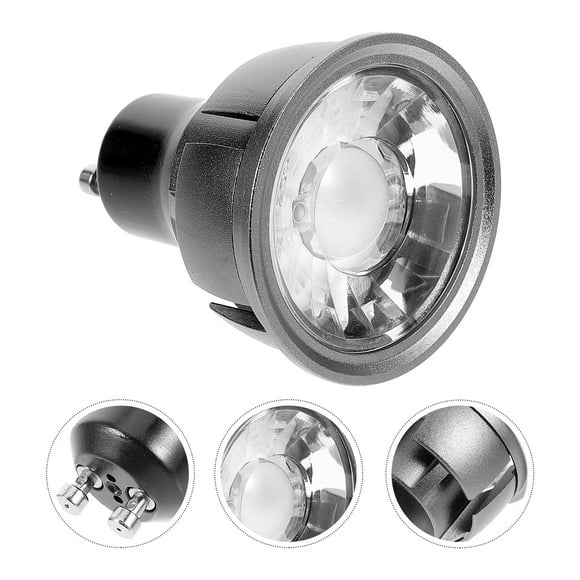HAMPPLIES 1Pack Wax Warmer Light Bulb in Black Aluminum for Home 2.5x2in