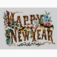 thumbnail image 3 of CafePress - Happy New Year - Greeting Cards (Pk of 10) Matte, 3 of 3